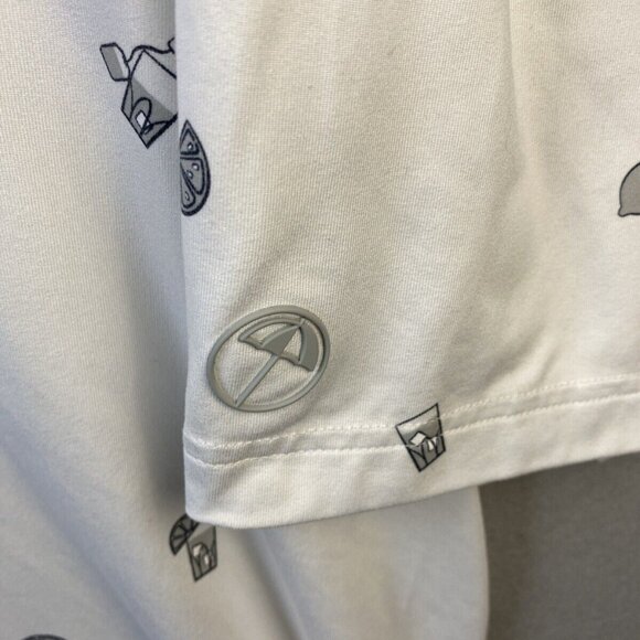 Puma Arnold Palmer Cloudspun Polo Shirt Mens XL Lemons Dadcore Golf Workwear EUC - Picture 2 of 10